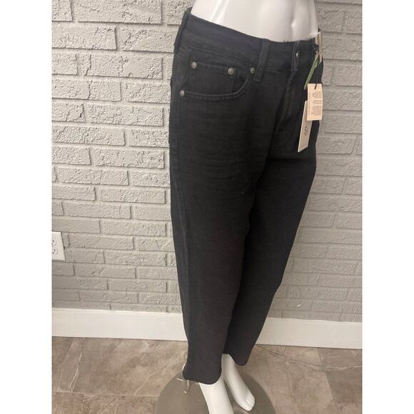 Sincerely Jules Women Black High Rise Straight Jean Size 7 / 28 - Picture 4 of 7